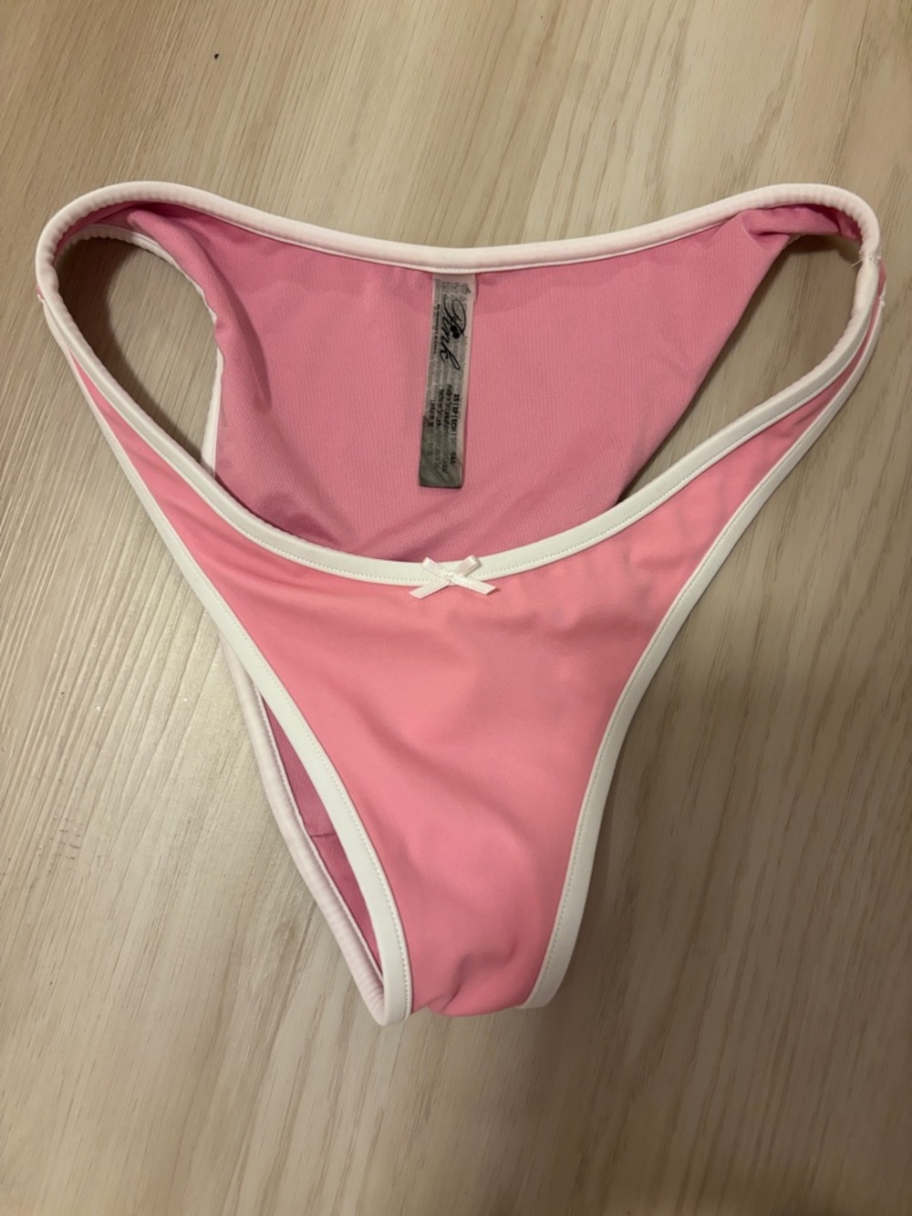 Frankie's Bikinis Pink Bikini Bottoms